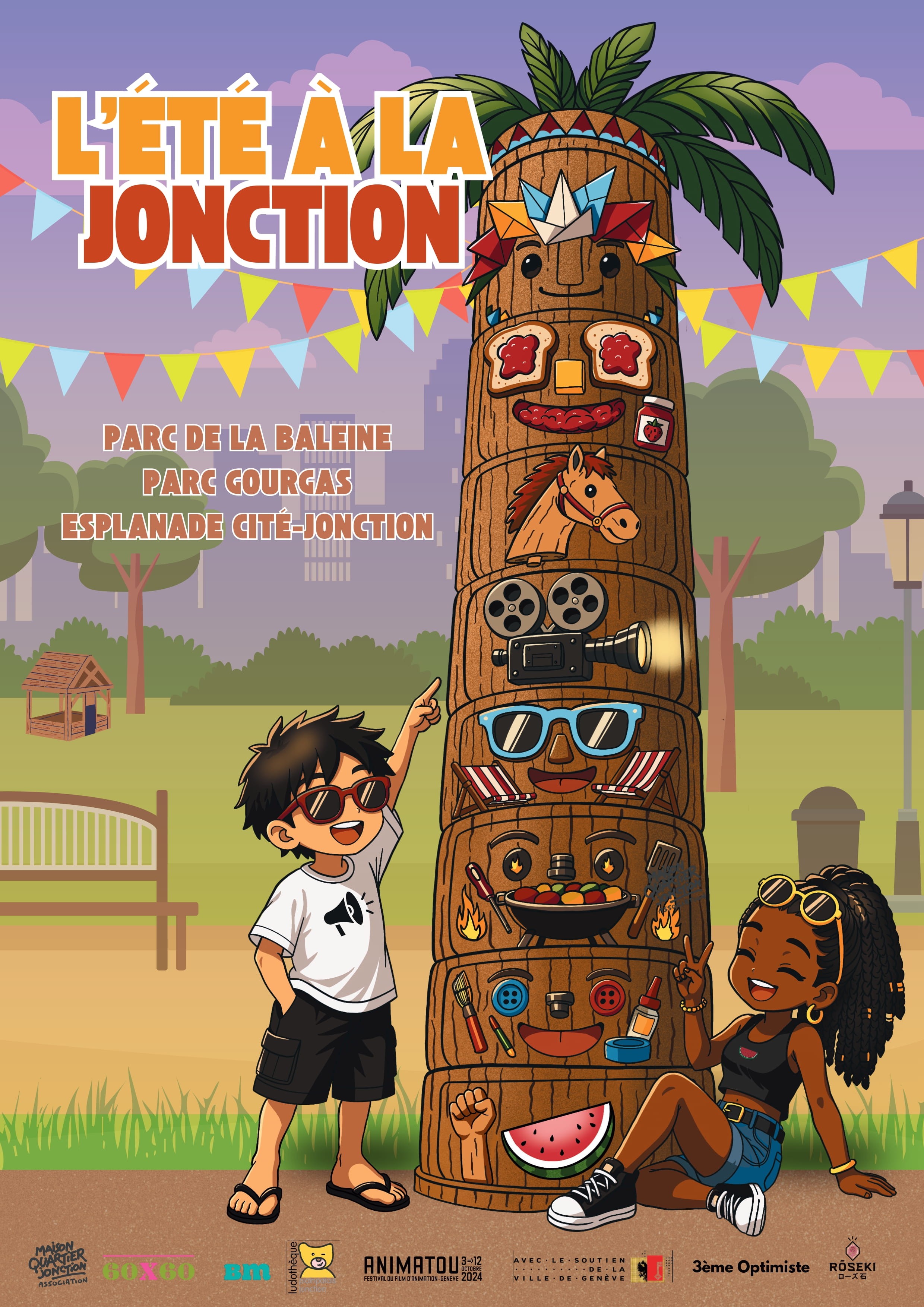 Affiche Eté à la Jonction